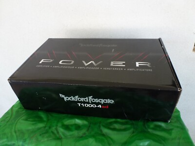 Rockford Fosgate Power T1000-4AD 1000 PLUS Watt 4 Channel Amp Free Ship USA NEW!