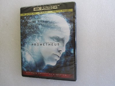 Prometheus - 4K UHD Blu Ray 2 Disc Set *USA Version* Alien Ridley Scott -OOP