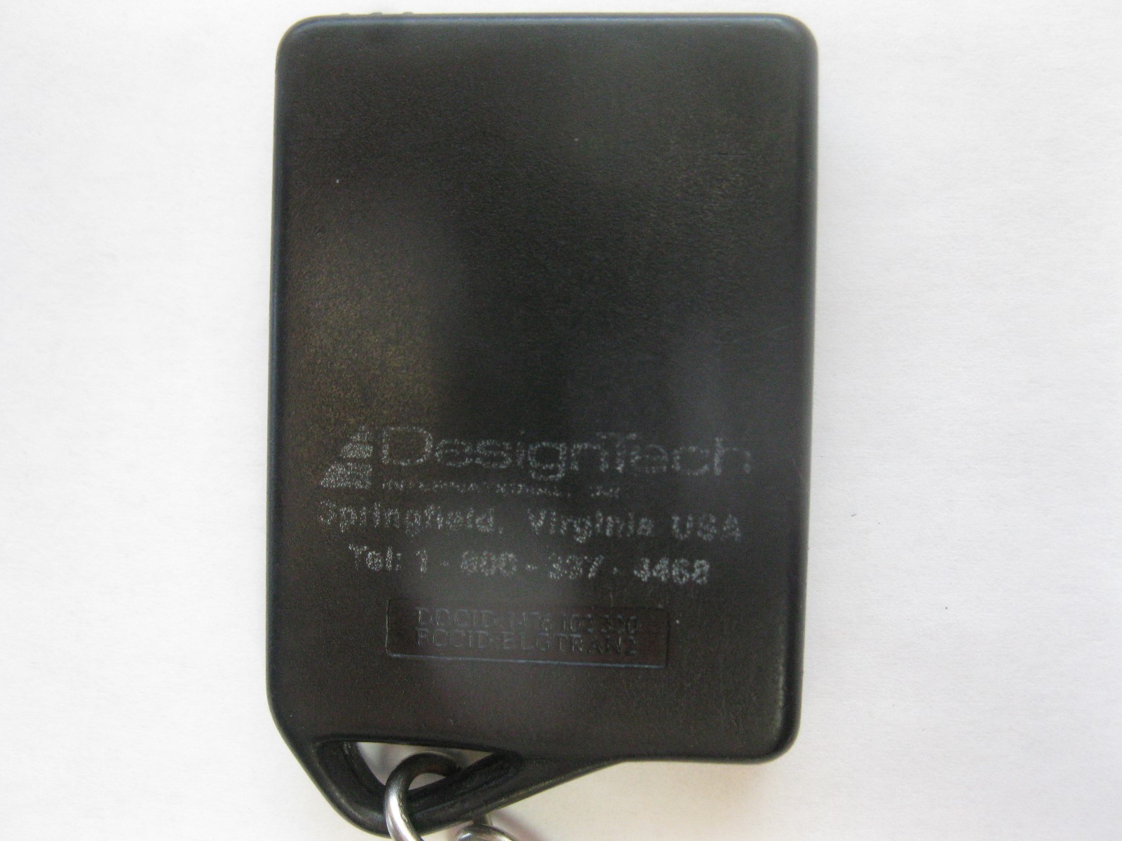 AUTO COMMAND 1 Button Design Tech ELGTRAN2 Remote Transmitter Fob Tested