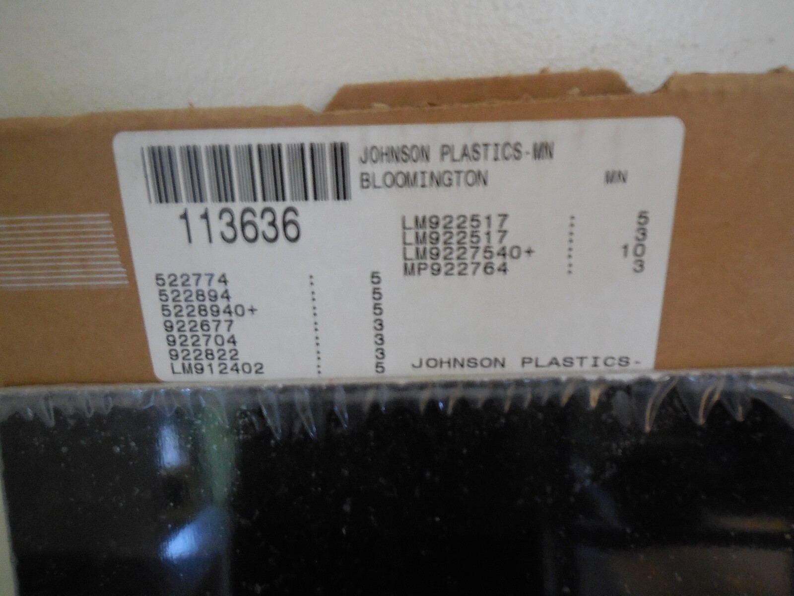 Phenolic sheet for engraving, black/white 1/16