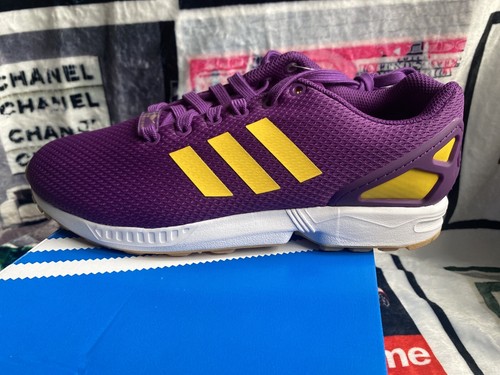 スニーカー ADIDAS ORIGINALS Men Sneakers Violet IH5492 Men's adidas ZX Flux Casual Shoes Glory Purple/Spring Yellow