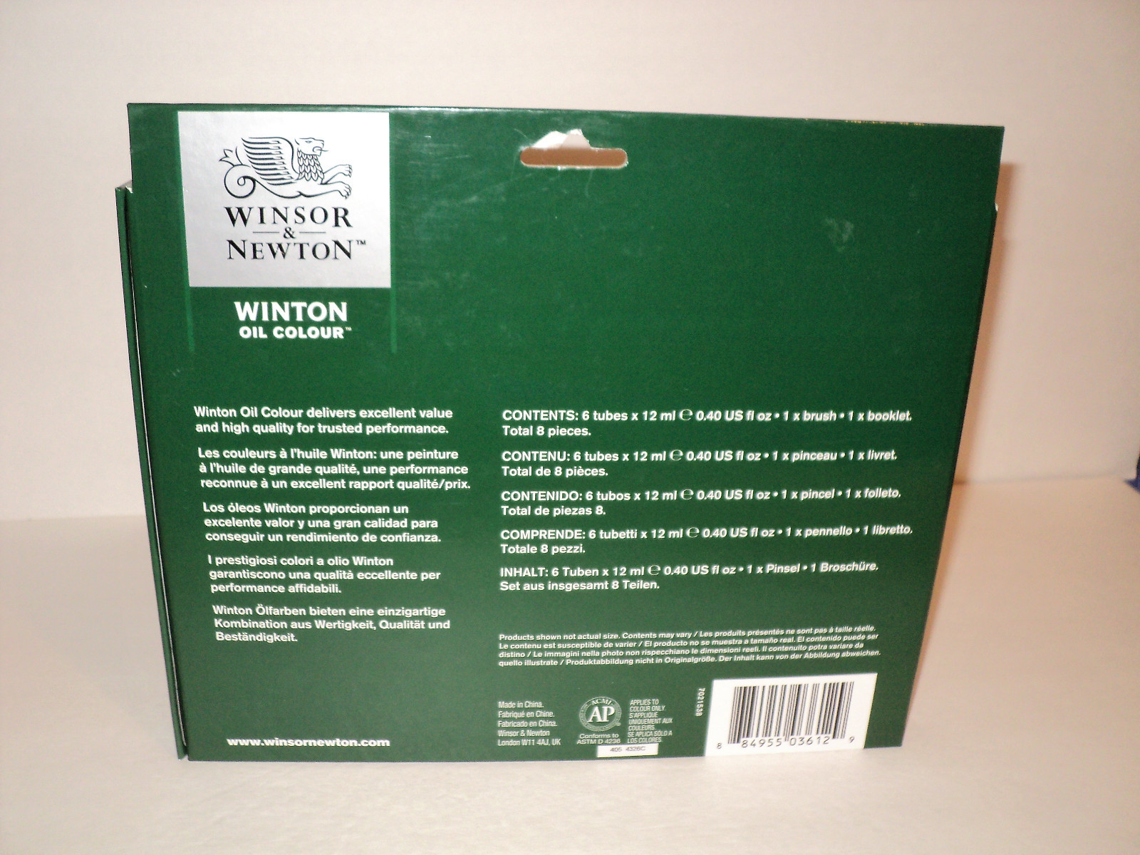 OIL COLOUR  PAINT TIPS AND TECHNIQUES SET by WINSOR & NEWTON