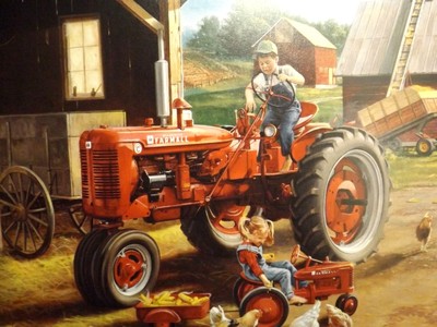 FARMALL TRACTOR ART by CHARLES FREITAG - FARMALL FRIENDS - SIGNED PRINT ONLY