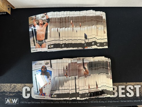 COMPLETE BASE SET OF AEW Allure Upper Deck 2022 CARDS 1
