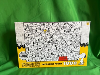 Peanuts Snoopy Fans 1000 PC Impossible Jigsaw Puzzle - Great for Puzzle lovers!