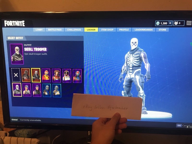 Fortnite PC/PS4/Xbox Account with Skull Trooper plus other ... - 800 x 600 jpeg 54kB