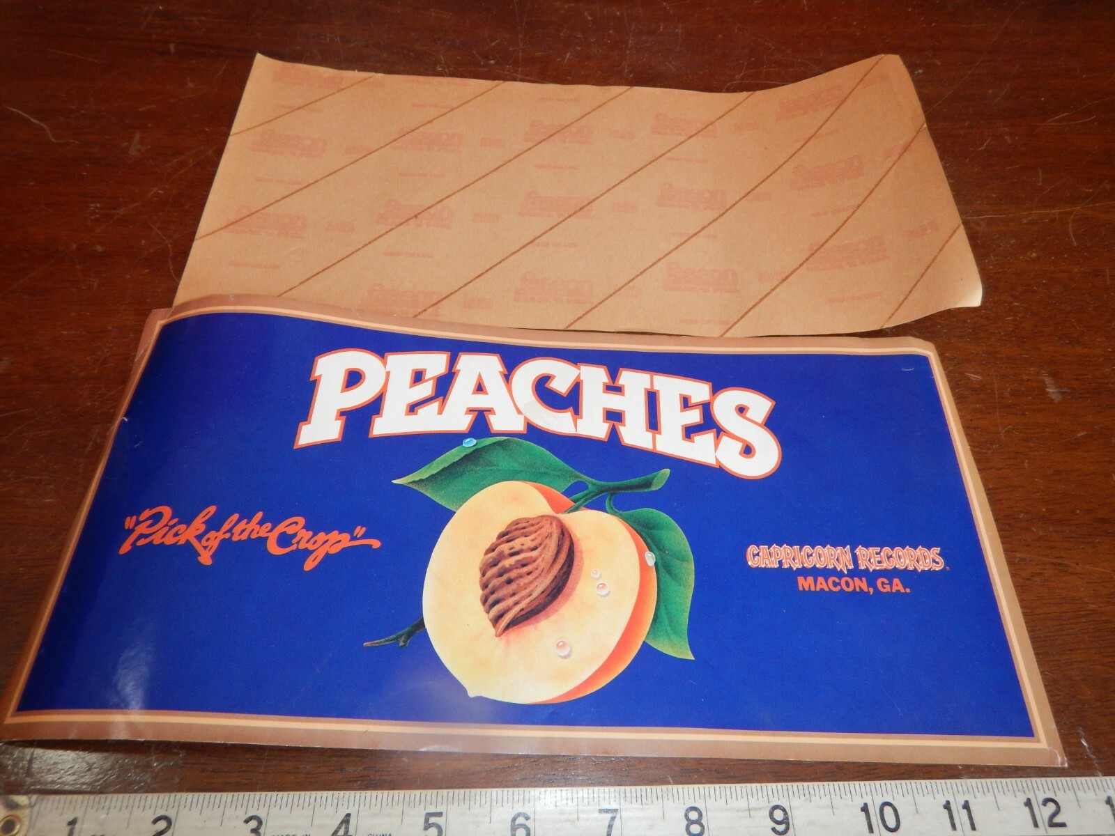 Capricorn Records PEACHES Sticker/ Decal 6.5