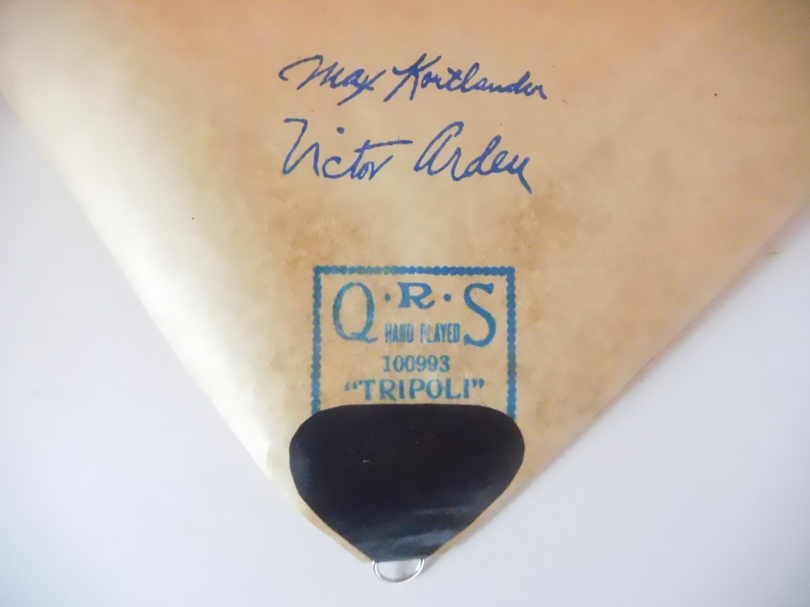 TRIPOLI - QRS Player Piano Roll 100993 -NO DAMAGE