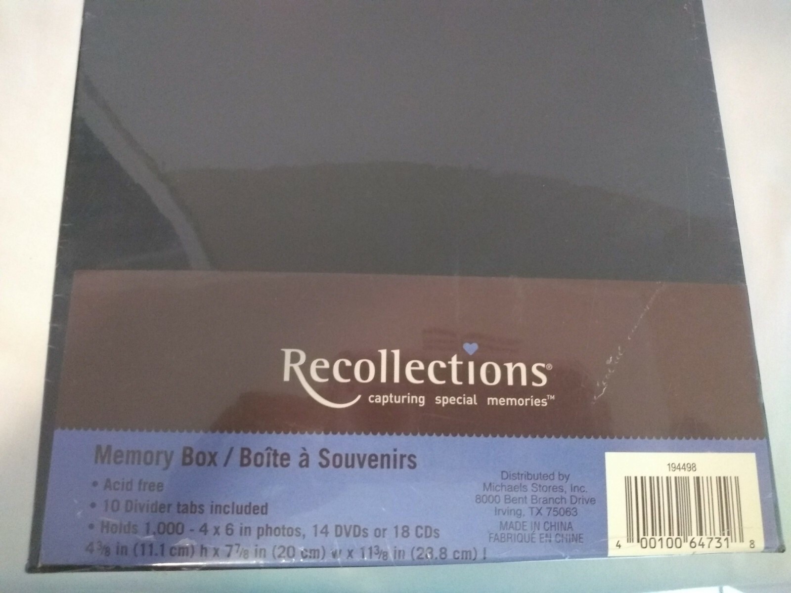 Recollections Memory Box Storage Photos DVDs or CDs Gift Box Lot of 4