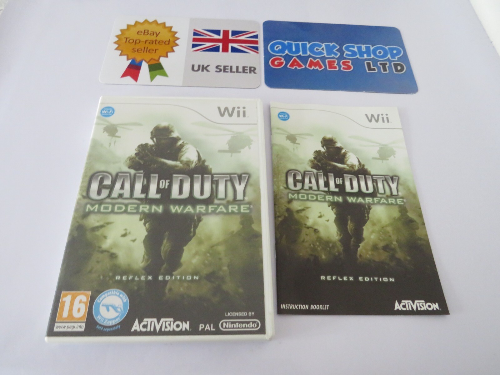 【Ｗii北米版】Call of Duty: Modern Warfare未開封品 $_57.JPG?set_id=880000500F
