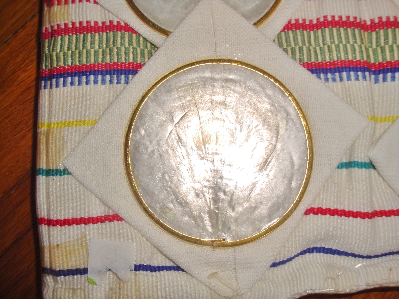 New Vintage Abaloney Coasters napkins & Placemat Set