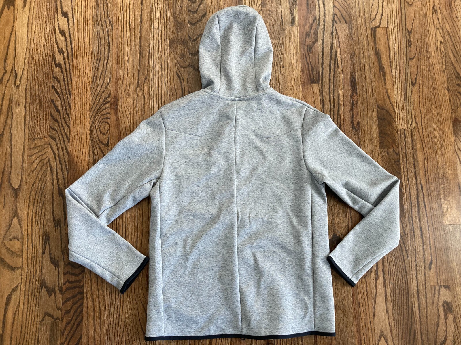 Nike Sportswear Tech Fleece Heather Grey Hoodie Jacket DD4688-010 Men's Medium