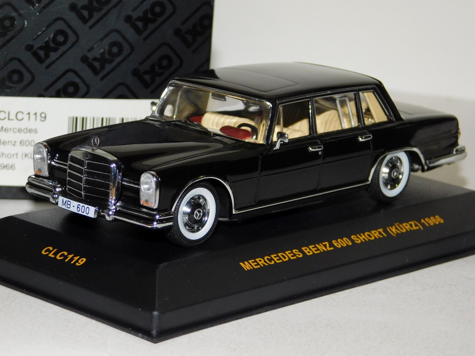 1/43 Mercedes−Benz 600 Short 1966 / ixo MERCEDES BENZ 600 SHORT 1966 IXO CLC119 1:43 | eBay