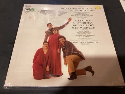 Sealed Jacques Brel Is Alive And Well And Living In Paris ORIGINAL 2LP BOX SET