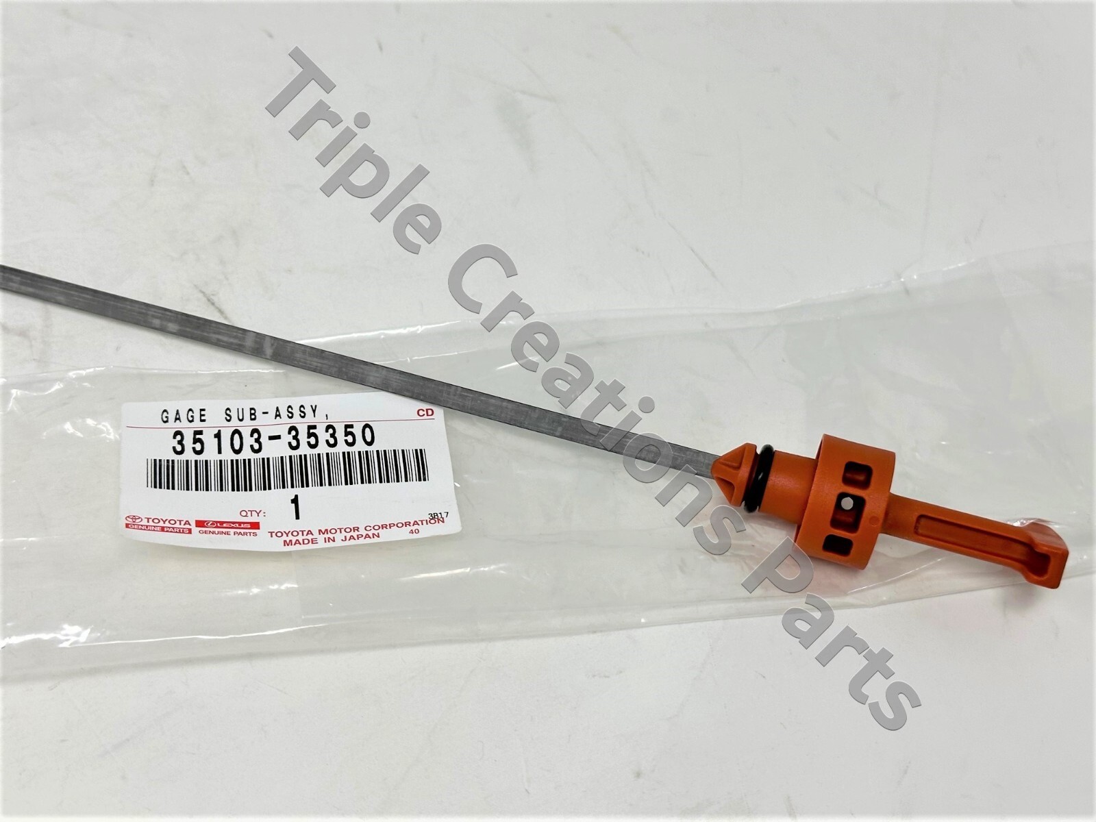 35103-35350 Genuine Toyota Gage Sub-Assy Transmission Oil