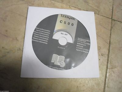 New ! Genuine Lexmark C500 Printer CD Software Driver Utilities NP 22R0116