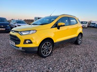 2016 FORD ECOSPORT TITANIUM YELLOW EURO 6 SALVAGE DAMAGED REPAIR SUV DIESEL ULEZ