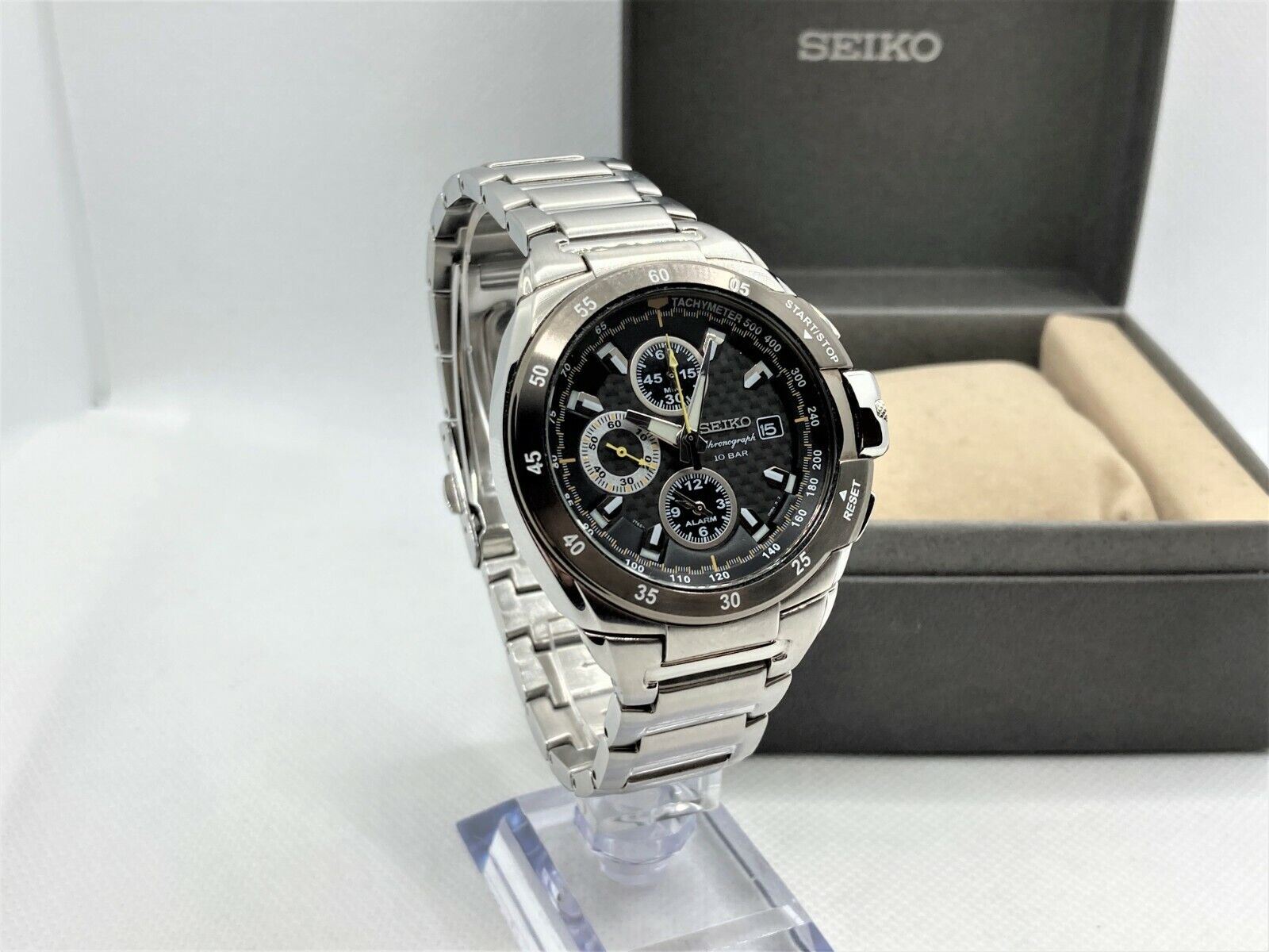 Auth SEIKO Alarm Chronograph Men's Wristwatch Watch Quartz 7T62-0FR0 w Box | eBay Auth SEIKO Alarm Chronograph Men's Wristwatch Watch Quartz 7T62-0FR0 w Box | eBay