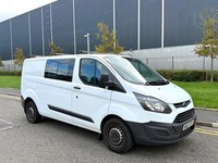 2017 Ford Transit Custom 6 SEATER CREWCAB VAN LWB-2.0 TDCI 130 PS-EURO 6-6 SPEED
