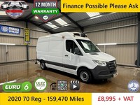2020 20 Reg Mercedes Sprinter 2.1CDI 316 Progressive CDI Fridge Freezer + VAT