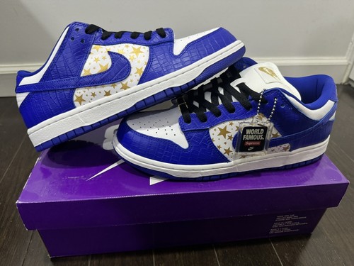Supreme × NikeSB DunkLow OGQS DH3228-100 Buy Supreme x Dunk Low OG SB QS 'Hyper Royal' - DH3228 100