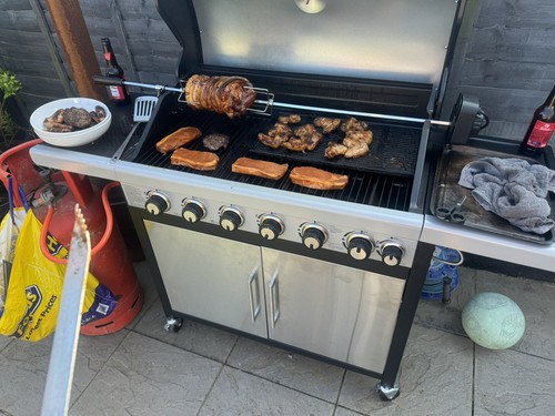 CHANCS 4.5V DC Barbecue Motor Rotisserie Accessories Parts 20kg 3 AA Battery For Outdoor Cooking Grill Fixed Steering