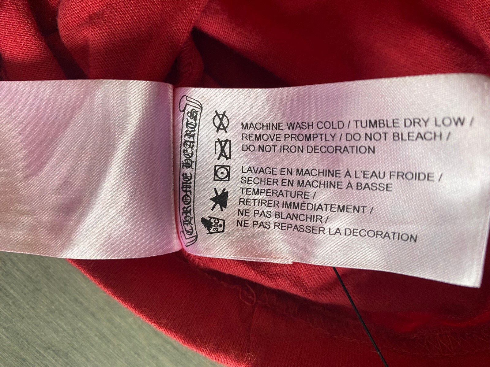 Pre-owned Chrome Hearts Miami Exclusive Formula 1 Tee Red Size Medium ?✅