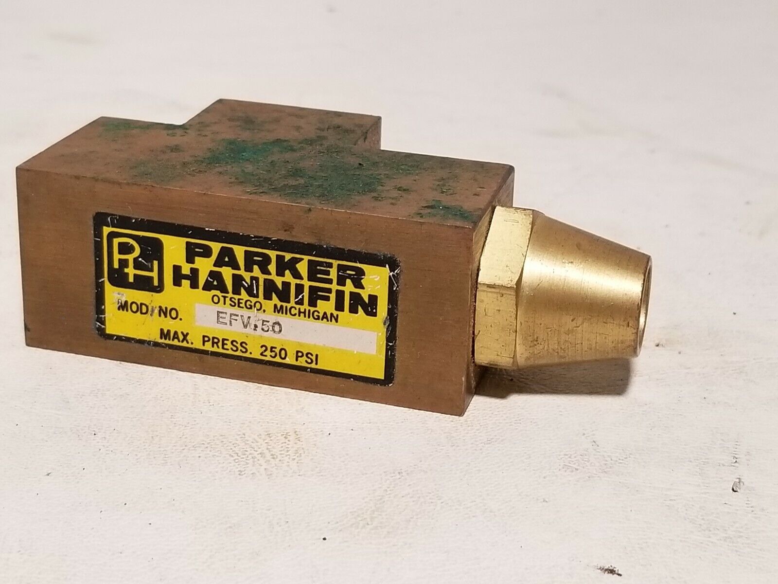 Parker Hannifin EFV.50, max pressure 250 PSI, cartridge valve