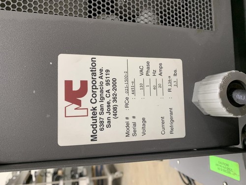 Lot of 5 Modutek Corporation RCe 025-1500-2 Chiller