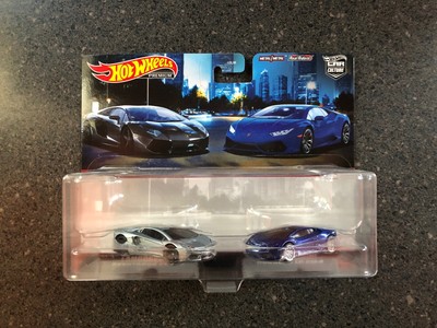 Mattel Hot Wheels Premium Car Culture Lamborghini Aventador & Huracan 2 Car Set