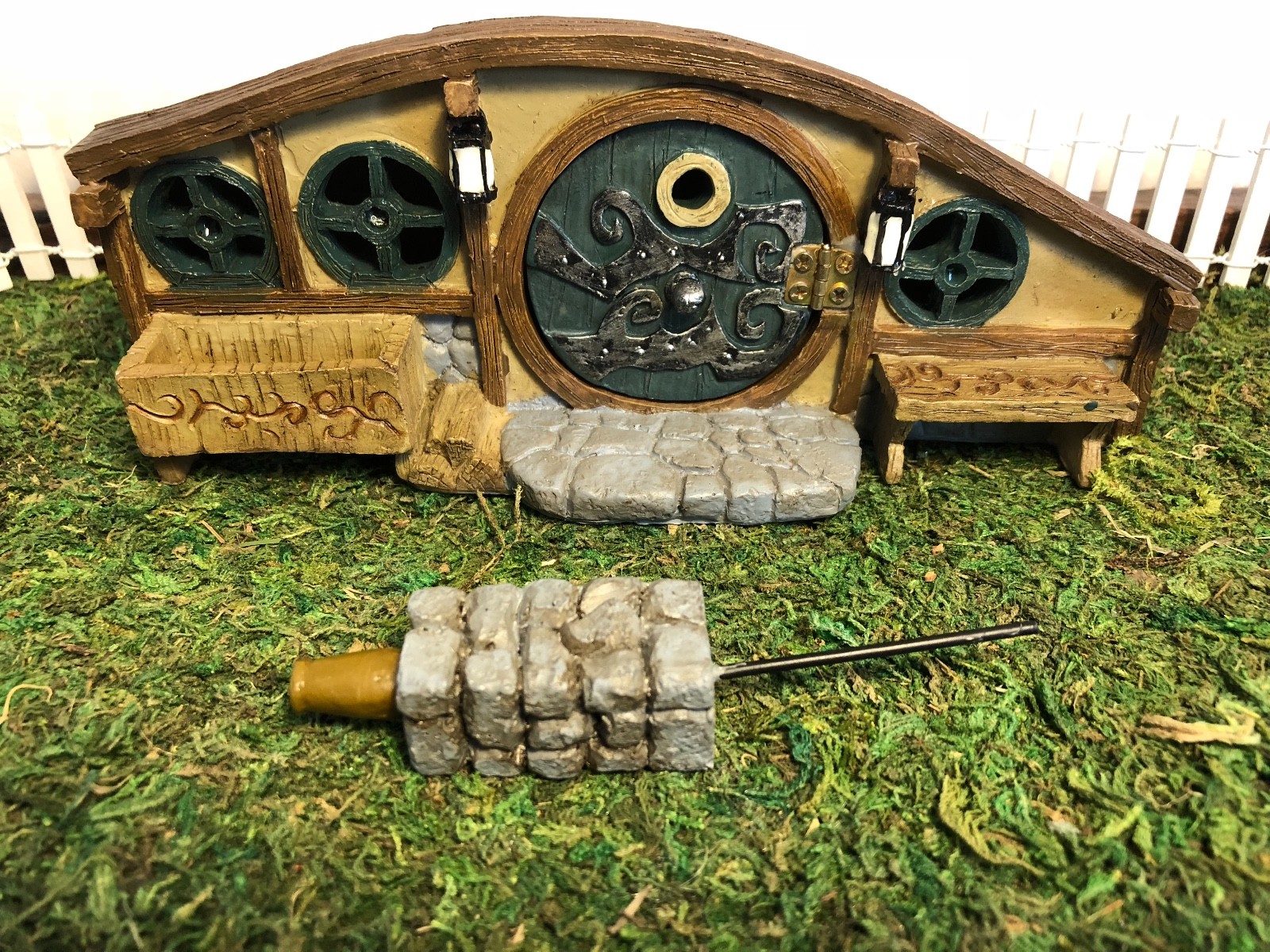 Fairy Garden Miniature Dollhouse Big Lot w/House, Fairies, Animals, Pond, Etc.