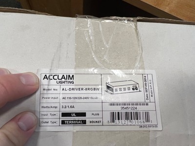 ACCLAIM  Lighting  AL Driver 8RGBW