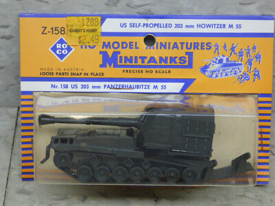 Roco Minitanks New 1/87 Modern US  M55 / 203mm Self Propelled Artillery Lot#674X