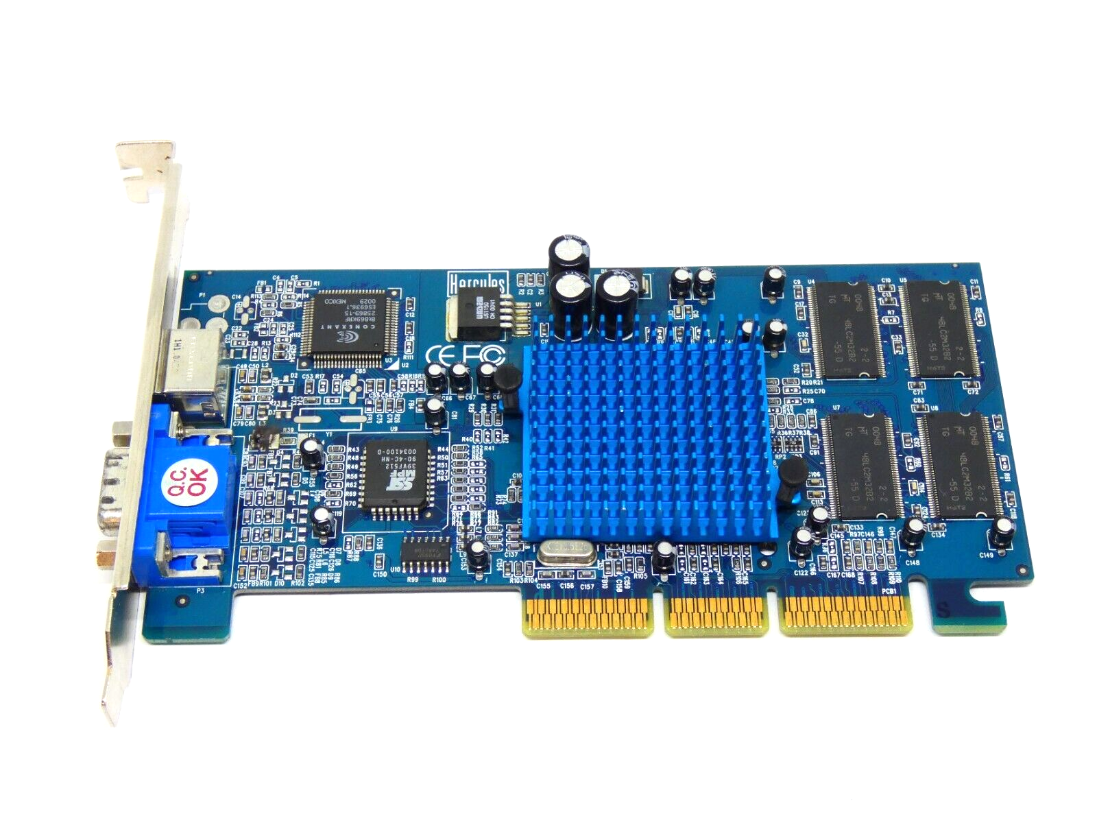 3D PROPHET II MX 64MB グラフィックカード　作動確認済み HERCULES GUILLEMOT 3D PROPHET II MX 32MB VGA Card - AGP Slot