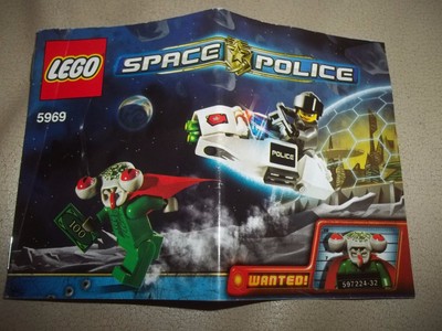 Lego Space Police III 5969 Squidman Escape  100% w/ minifigs and instr