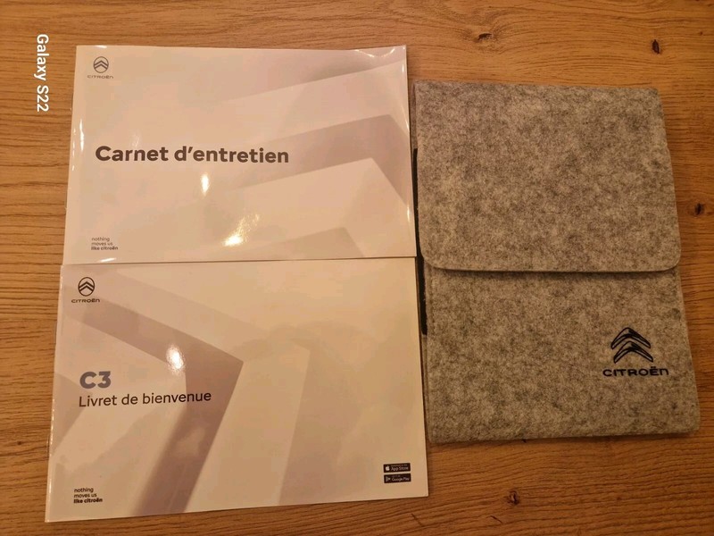 Carnet D'Entretien FranÃ§Ais CitroÃ«N Complet C3 