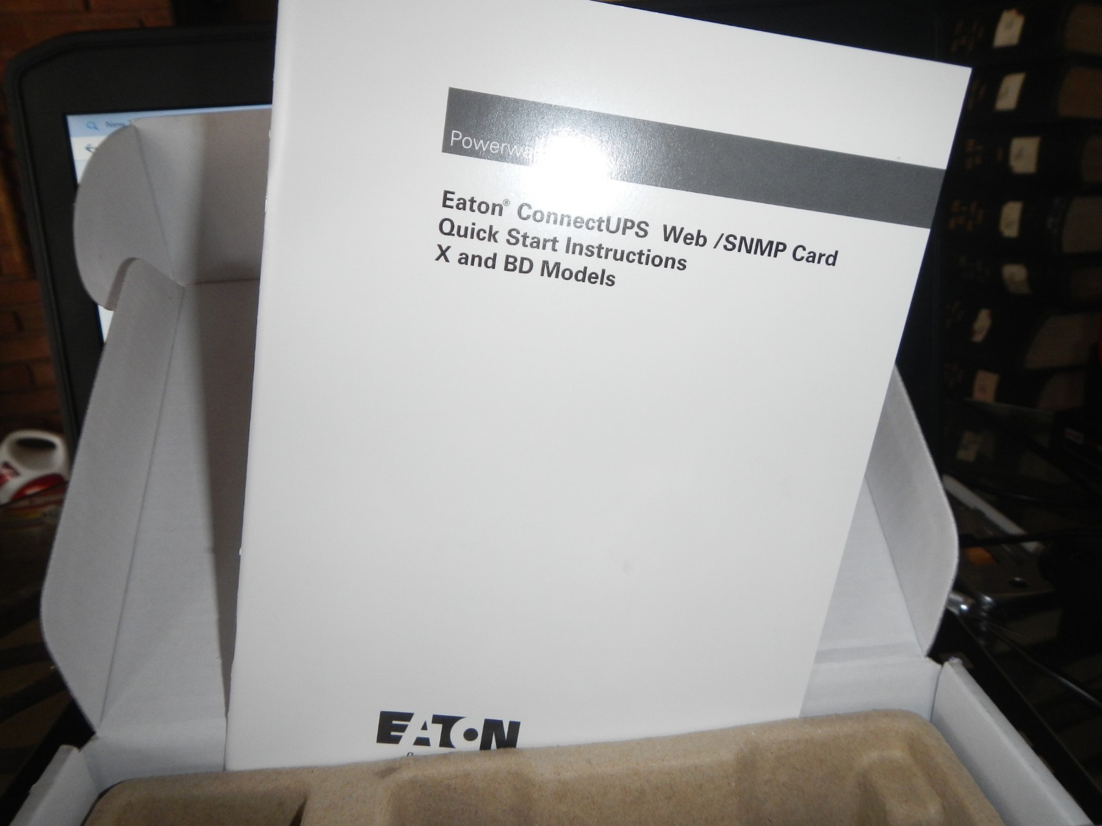 New Eaton Powerware ConnectUPS-BD Web / SNMP Card 116750222-001 Rev. A01 / UPS