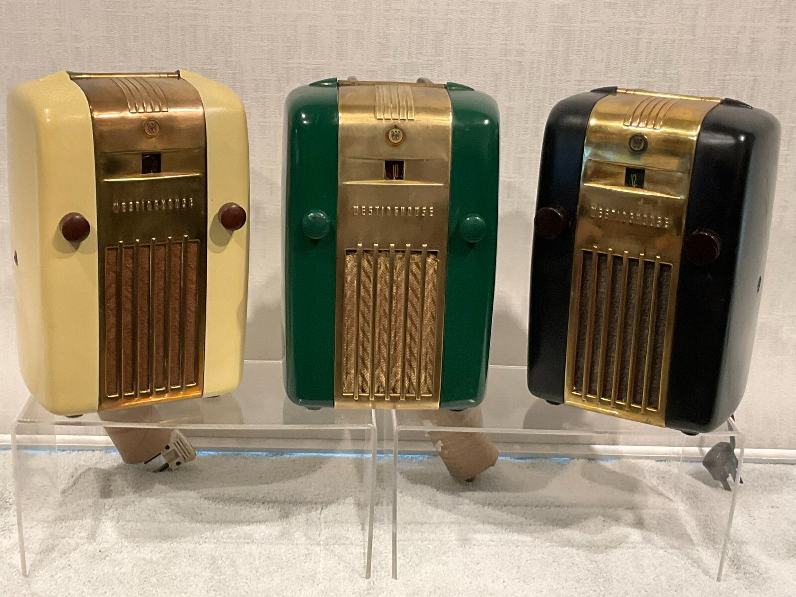 Westinghouse Little Jewel Radios (3) H-124, H-125, H-126 Westinghouse Little Jewel Radios (3) H-124, H-125, H-126