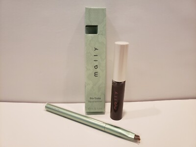 Mally- Pro Tricks Liquid Eyeliner With Brush - Brown - 0.13 Fl Oz - NIB