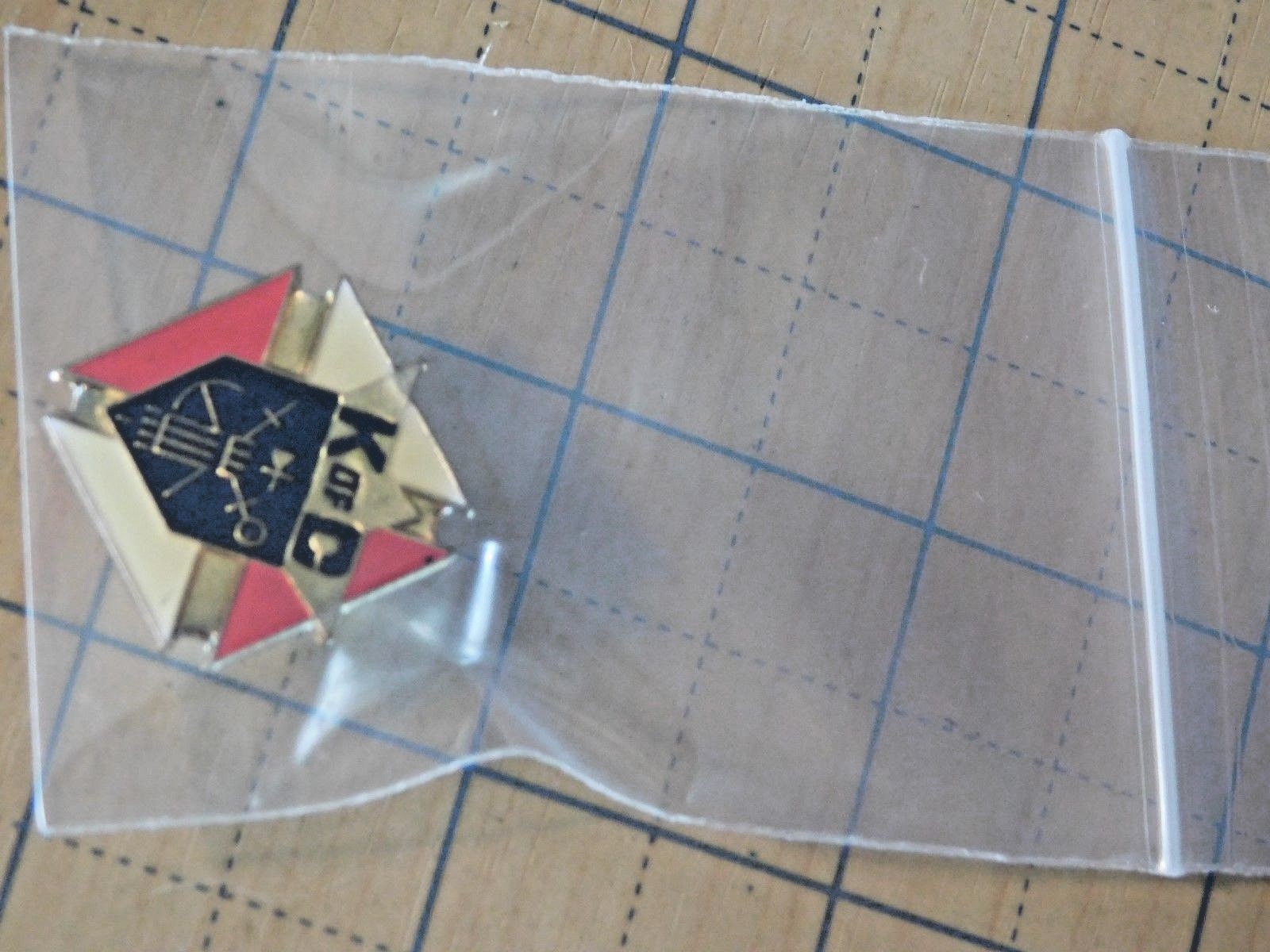 Knights of Columbus pin K of C enamel for lapel or hat