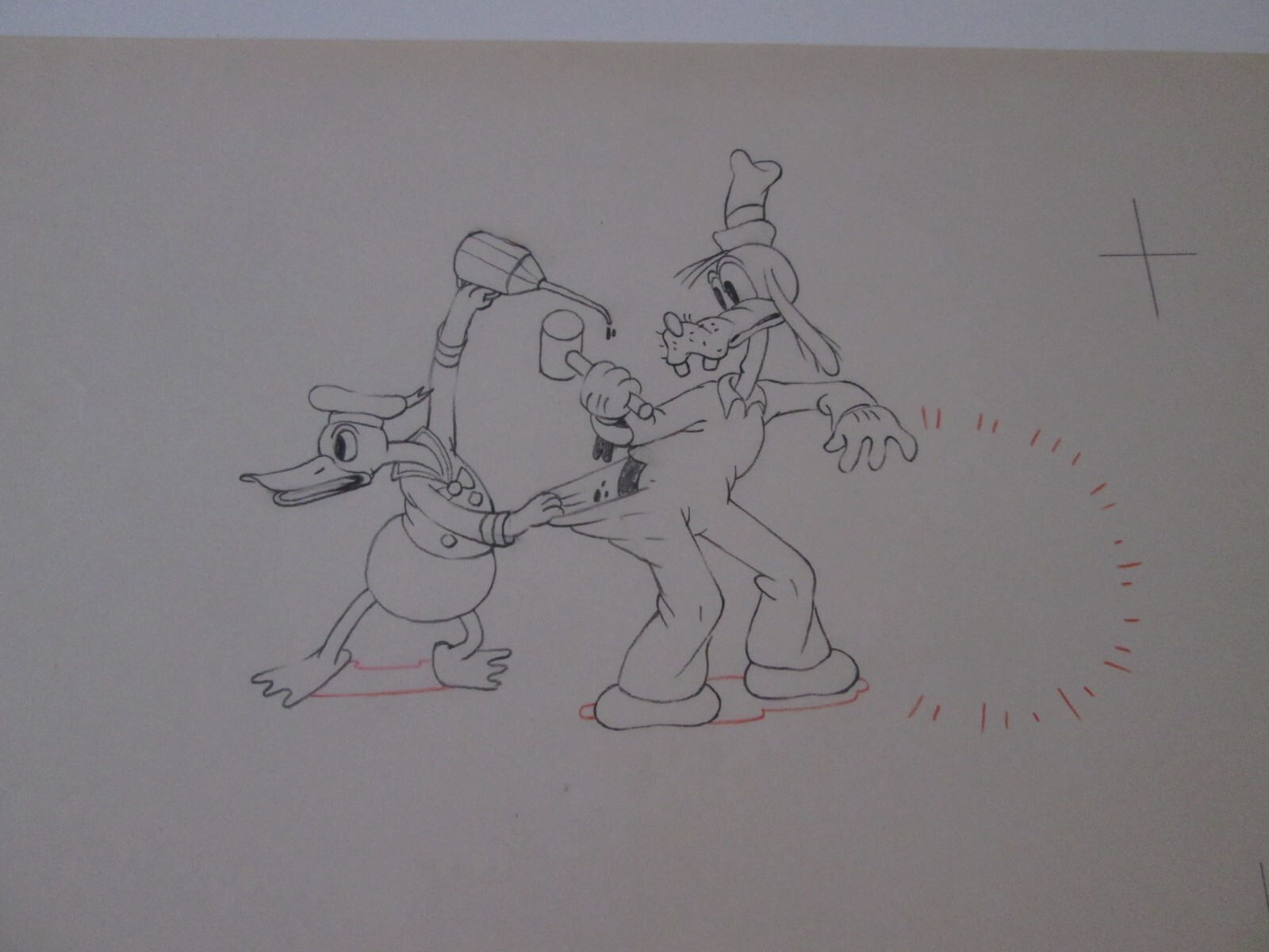 グーフィー 鉛筆画 ミッキーのサービスステーション $_57.JPG?set_id