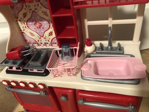 Our Generation Red Gourmet Kitchen Set Food 18