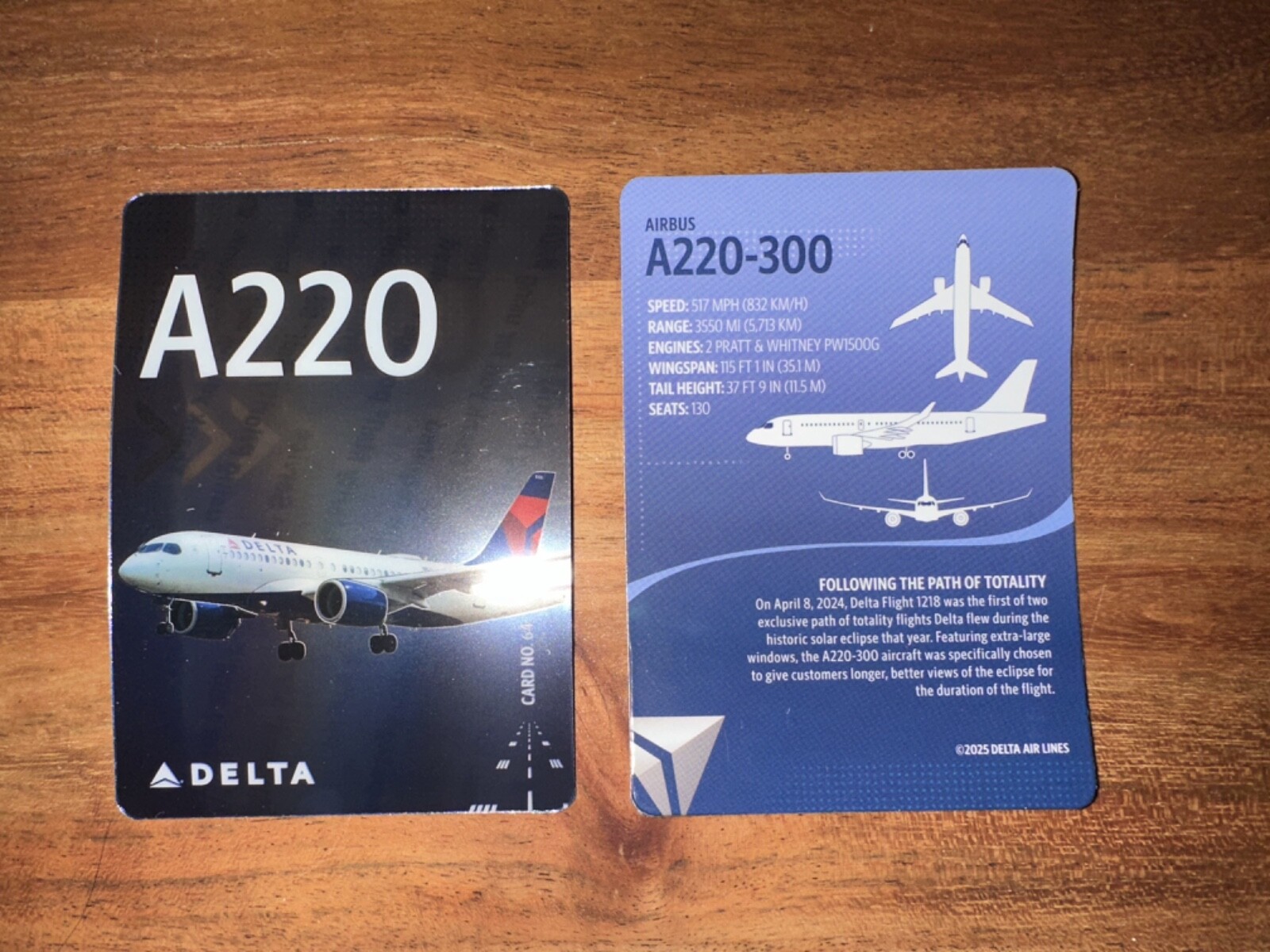 NEW RELEASE 2025 Delta Air Lines Airbus A220-300 Pilot
