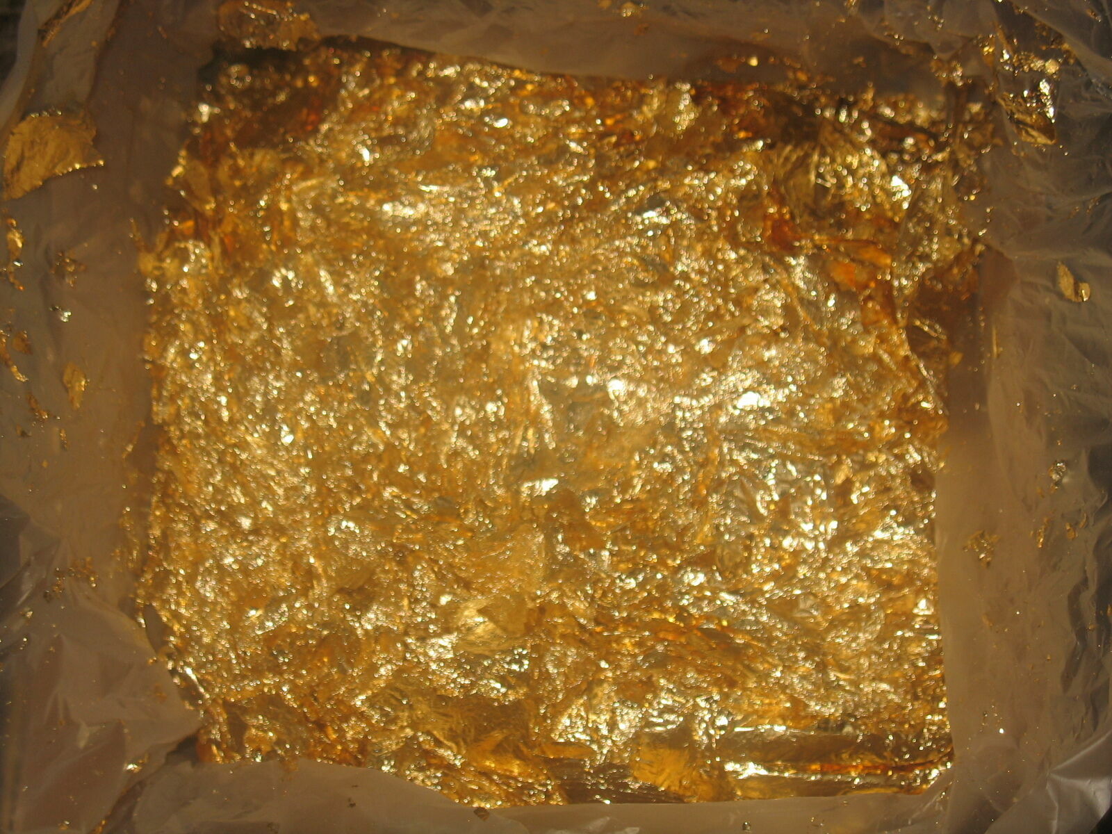 1000 Grams 1 KILO of HUGE Gold Leaf! In Bag! Ships Free! Best 