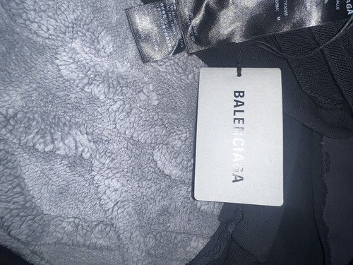 Pre-owned Balenciaga Tape Type Double Front Sweatshirt In Black