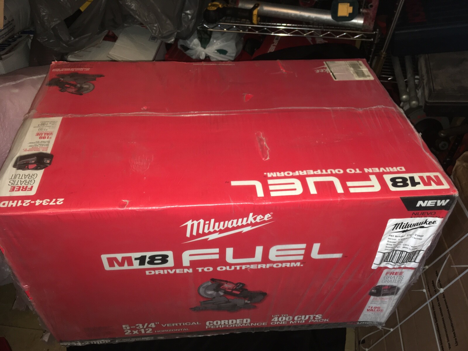 Milwaukee 2734-21HDP M18 FUEL Dual Bevel Sliding Compound Miter Saw Kit