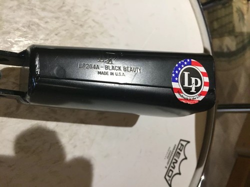 Latin Percussion LP204A Black Beauty Mountable Cowbell 4”x5”