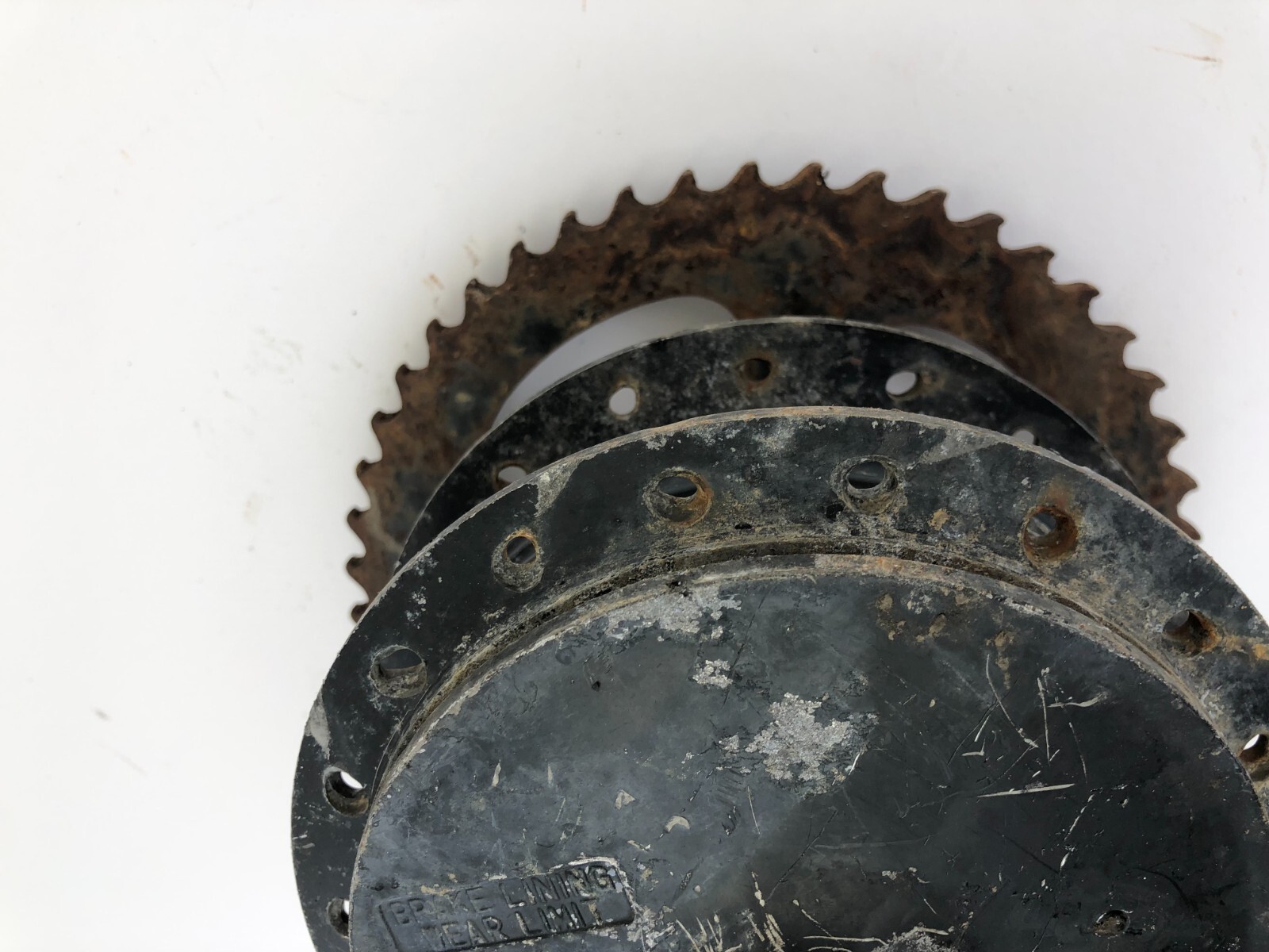 1976 Yamaha GT80 MX Rear Wheel Hub