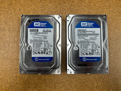 2 Western Digital WD Caviar Blue 500 GB,Internal,7200 RPM,3.5''...