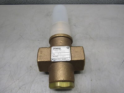 Siemens Flowrite 2-Way Valve 599-03184 3/4'' Brass Trim ANSI 250